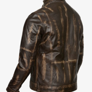 Retro Zipper Leather Jacket