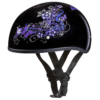 Motorcycle Half Helmet Skull Cap- Butterfly Helmets - 100% DOT Approved
