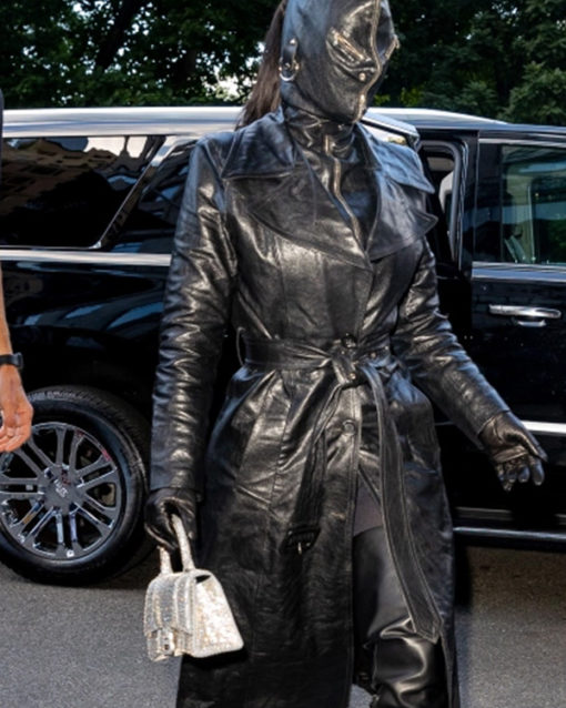Kim Kardashian Black Coat
