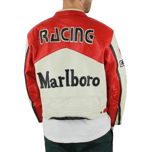 Vintage Racing Marlboro Leather Jacket